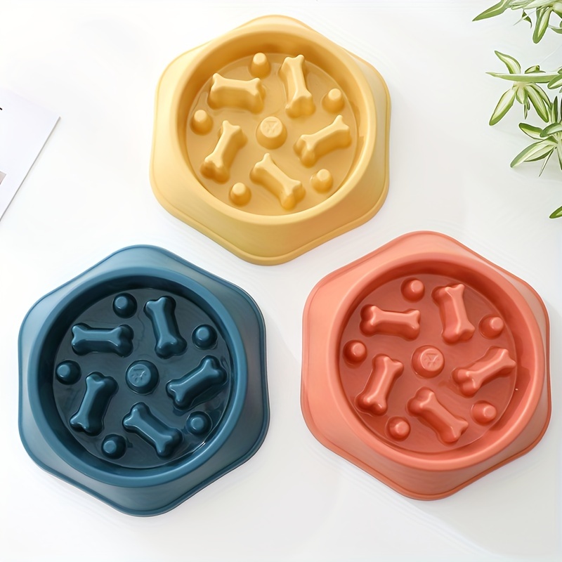 Interactive Slow Feeder Dog Bowl - Bloat Stop Design For Healthy Eating And  Digestion - Temu