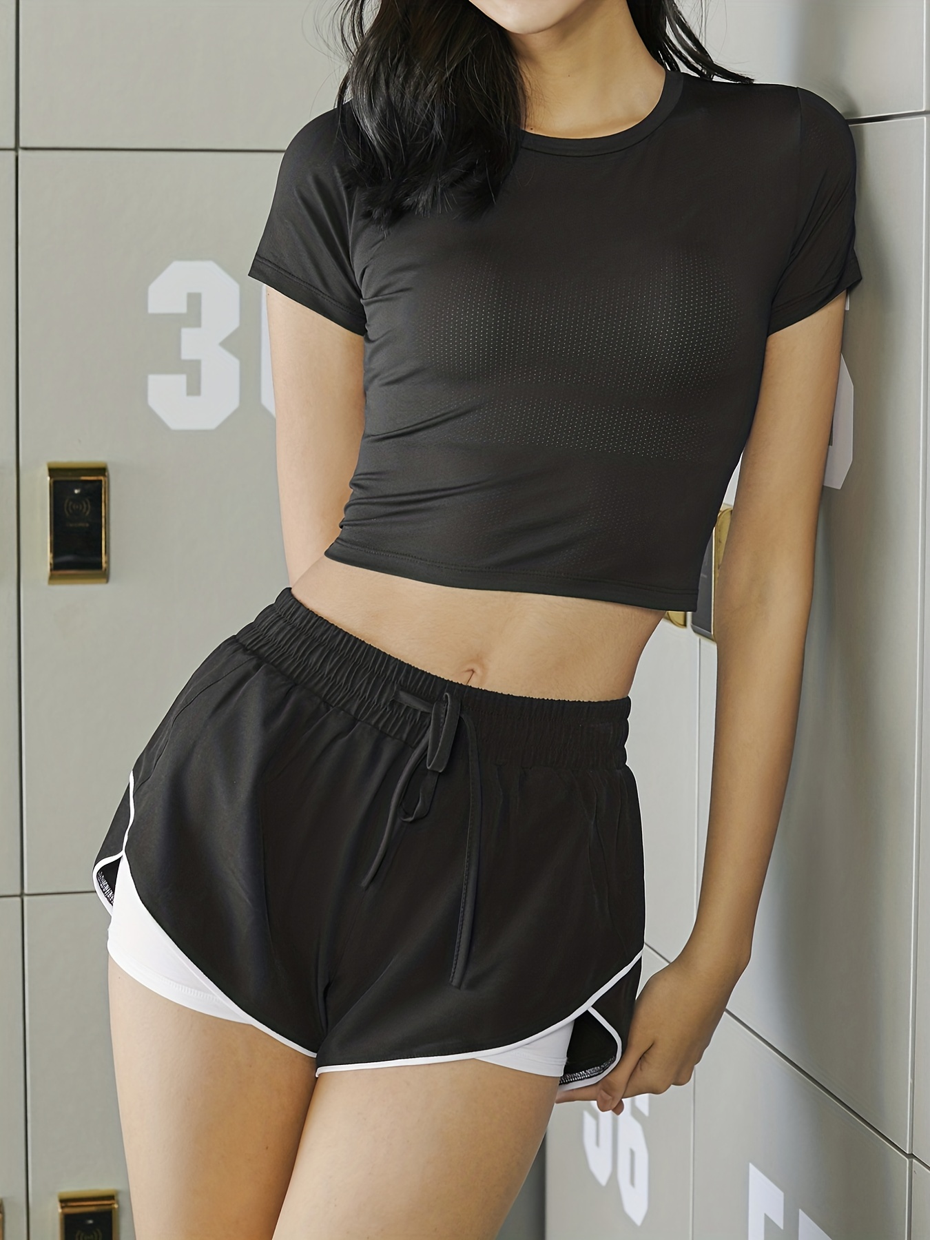Breathable Half Zip Yoga Sports T shirt Women Slimming Long - Temu