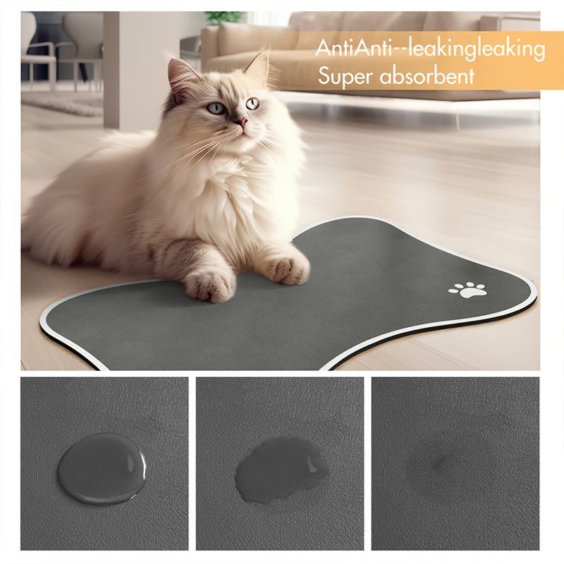 Dog Feeding Mat Absorbent Quick Dry Dog Bowl Mat With Non - Temu