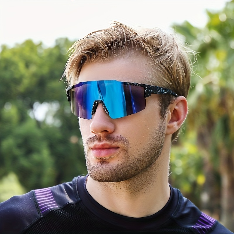 Uv proof Cycling Sunglasses Men Women Colorful Windproof - Temu