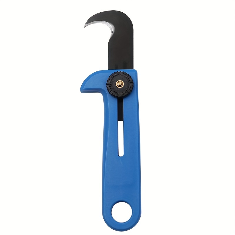  ARFUKA Hook Knife 2-in-1 Hook Blade Utility Knife Folding  Camping Knife Parcel Knife Pocket Carton Cutter Box Opener Outdoor  Multitool with Carabiner Black : Tools & Home Improvement