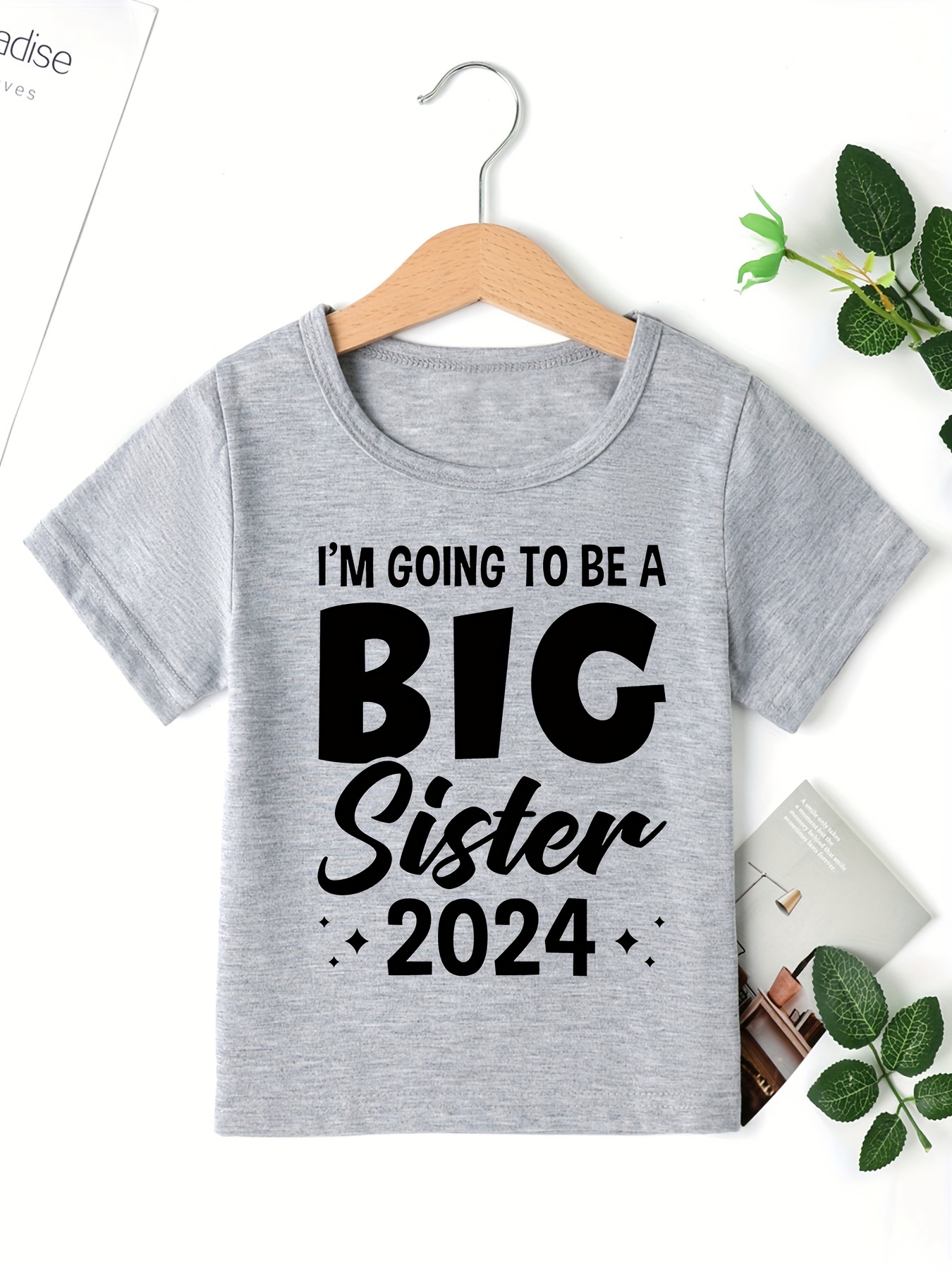 Voy A Ser Una Hermana Mayor 2024, Hermana Mayor 2024 Bebé T-Shirt