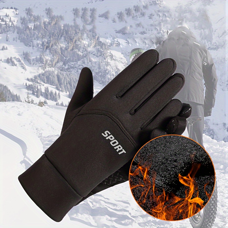 Winter Outdoors Handschuhe, Wasserdichte Handschuhe Mit Reflektierendem  Band Für Sicherheit, Design Für Winterwälder, Autowaschen/Reparieren
