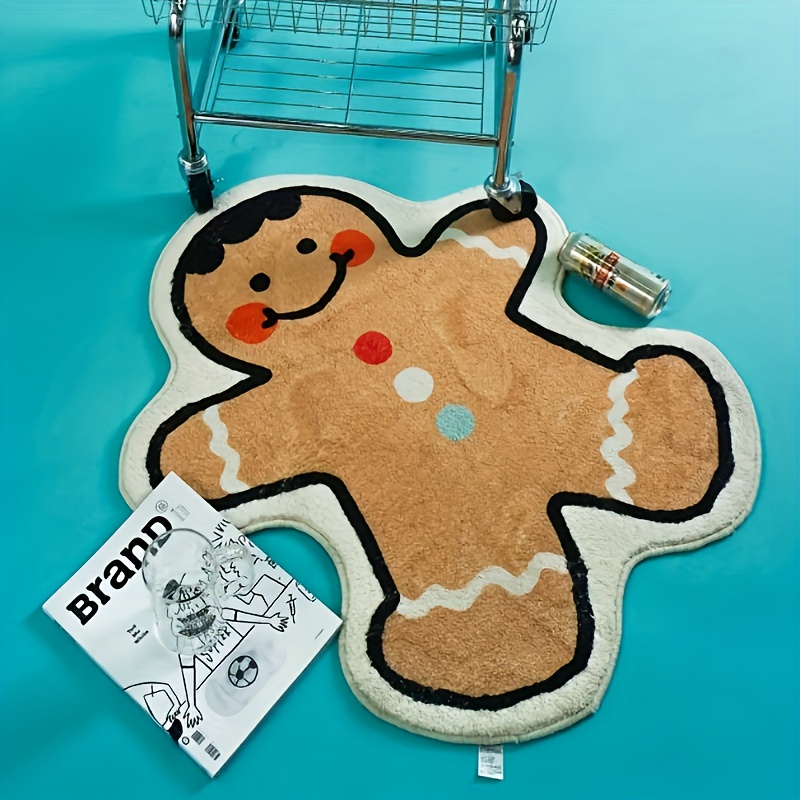 Christmas Gingerbread Man Pattern Doormat, Soft Christmas Bath Mat,  Absorbent Christmas Rug, Christmas Bath Decor, Holiday Non Slip Floor Small  Carpet, Washable Bathroom Rugs For Indoor Outdoor Home, Christmas  Decoration - Temu