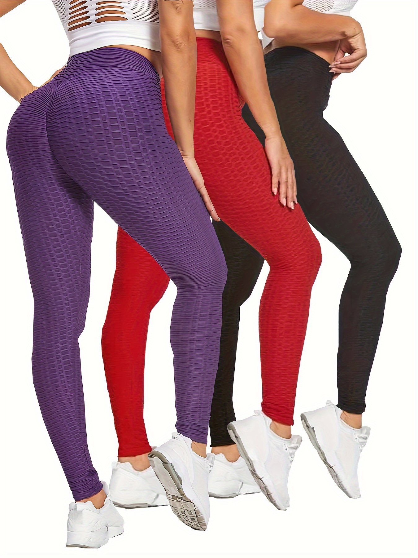 FBYYJK Yoga Pants Hot Honeycomb Printed Yoga Pants Women Push Up Sport  Leggings Professional Running Leggins Sport Fitness Tights Trousers,Xl :  : Fashion