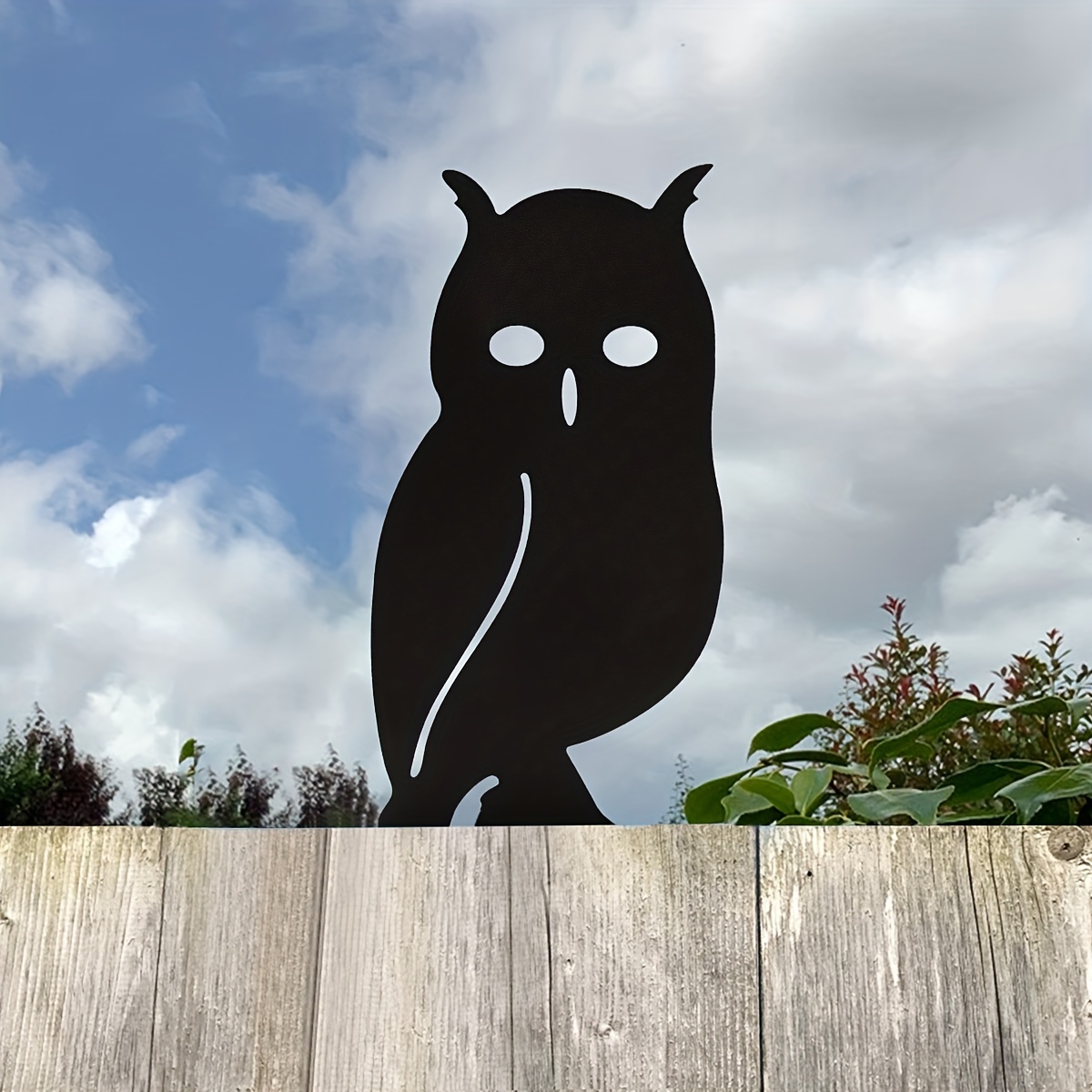 1pc Art De Jardin Bird Décoratif De Jardin En Métal Owl - Temu France