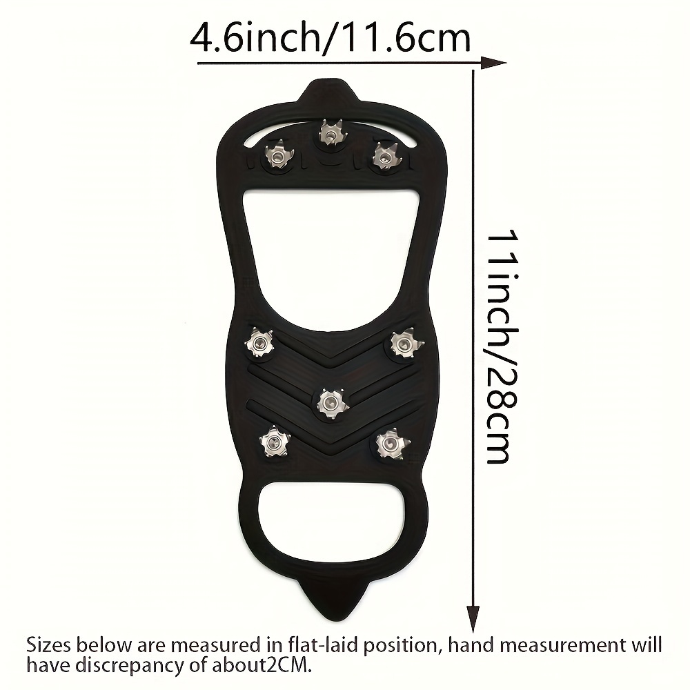 Outdoor Non slip Ice Gripper Anti Skid Ice Spikes Shoes - Temu