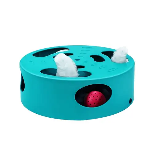 Automatic Electric Rotating Feather Cat Toys With Feather - Temu