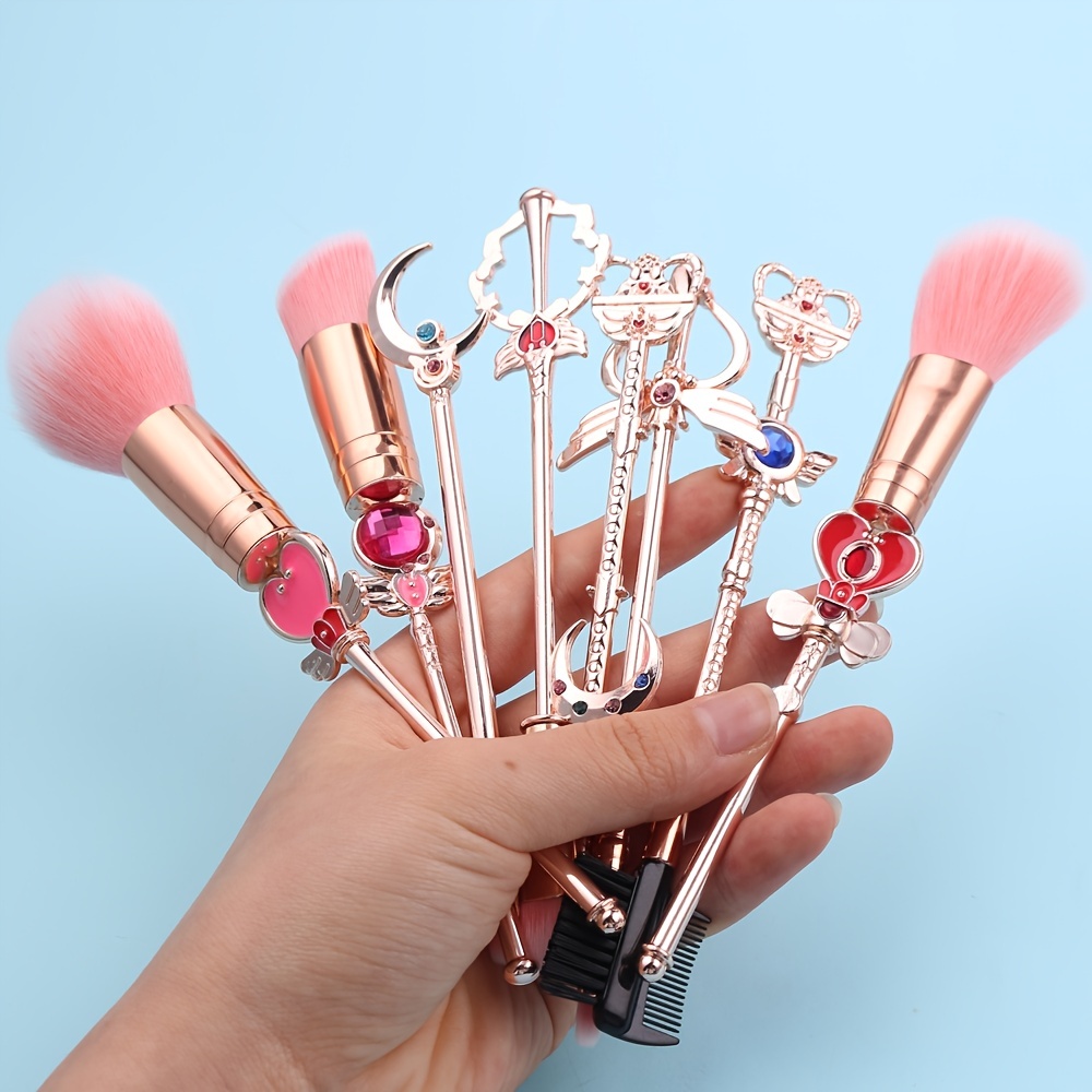 Japan Hot Anime Makeup Brushes 10pc Set Professional Makeup Brushes Full  Set Eyeshadow Blending Brush Beauty Tools Kit  Makeup Brushes  AliExpress