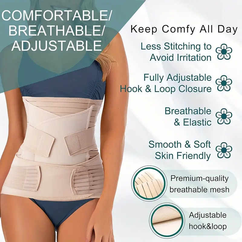 3 in 1 Postpartum Belly Support Recovery Wrap  