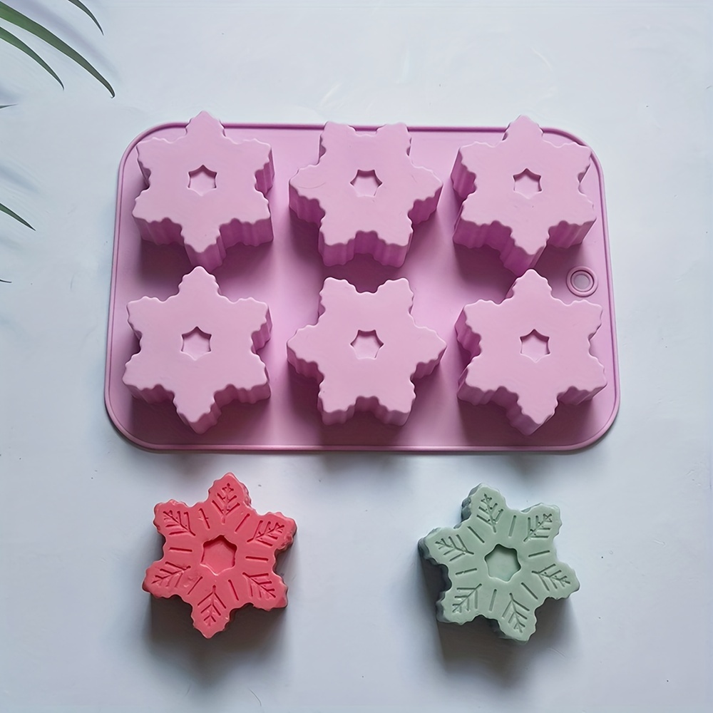 SNOWFLAKE MOLD, Silicone Chocolate Mold, Winter Cake Decoration, Holiday  Baking, Soap Mold, Candle Wax Mold, Highly Detailed Unique Molds 
