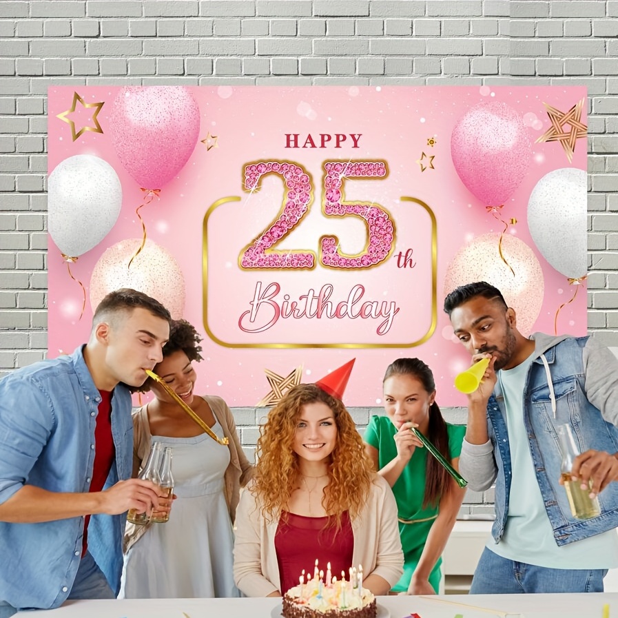 Cartel de feliz cumpleaños personalizado con nombre y edad para decoración  de fiesta de cumpleaños, pancarta de cumpleaños de 20, 2 x 3 pies
