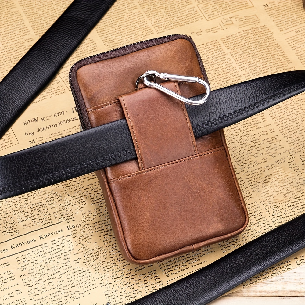 Single Pocket Leather Pouch with Belt Loop, *Very Good*