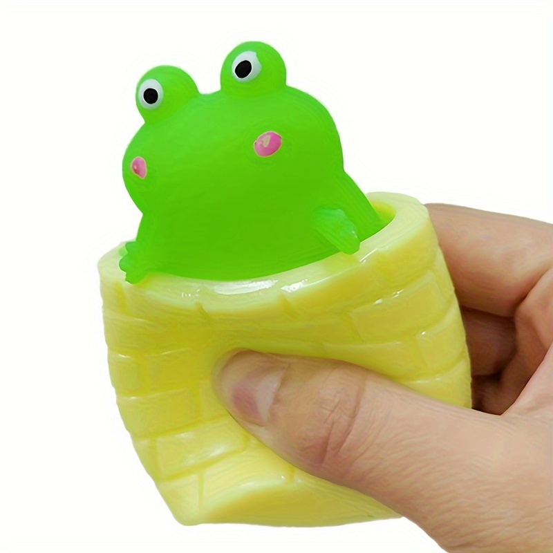 Educational Toy Creative Decompressing Cute Frog Squeeze Toy - Temu Canada