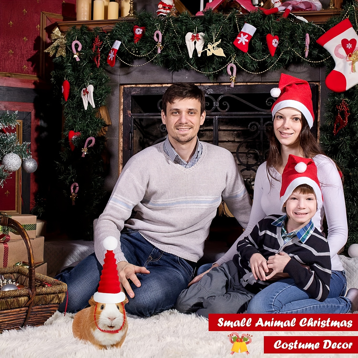 Santa hats for on sale small animals