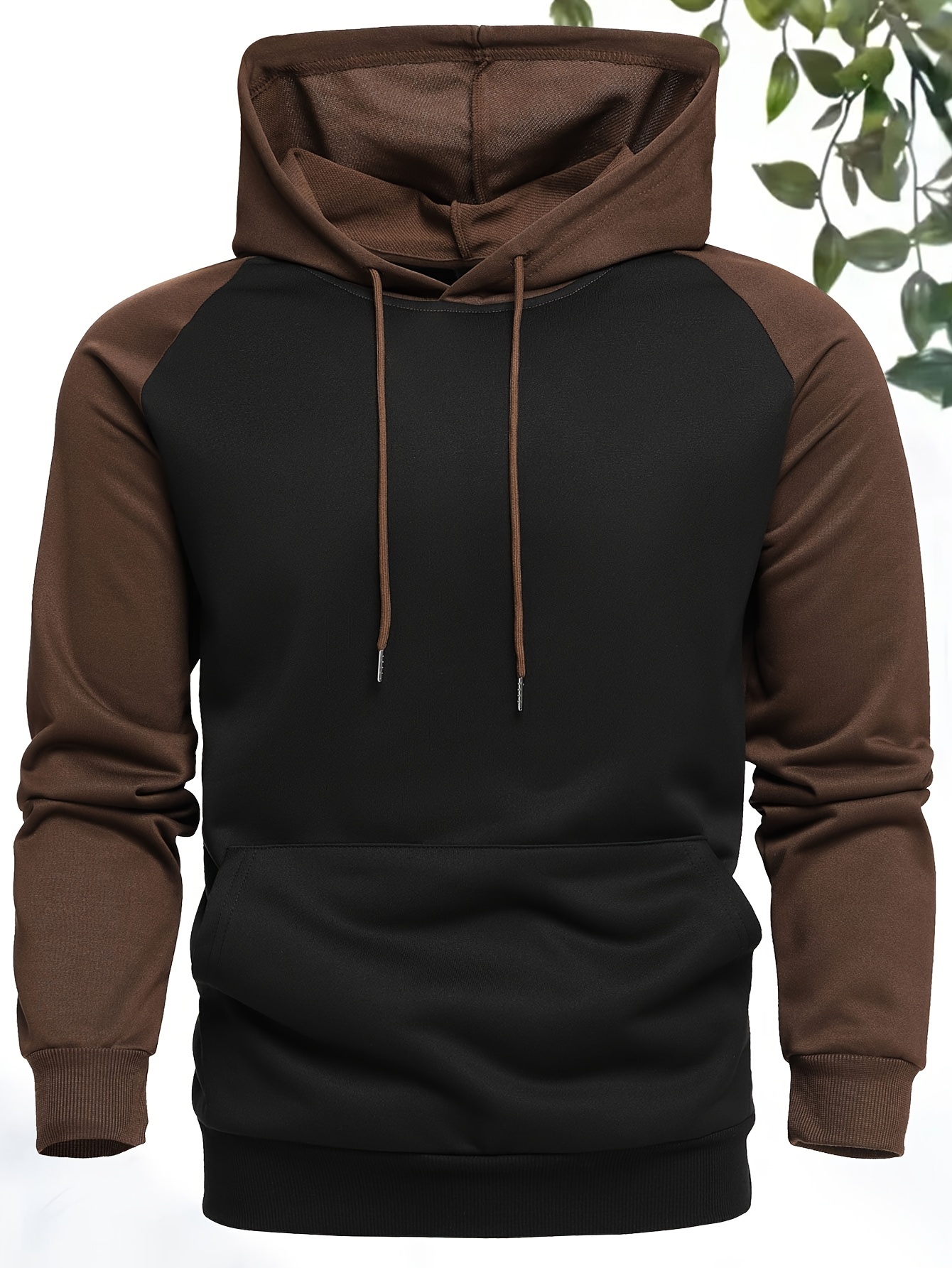 Fall Hoodies for Women Color Block Hooded Sweatshirt Basic Zip-Up