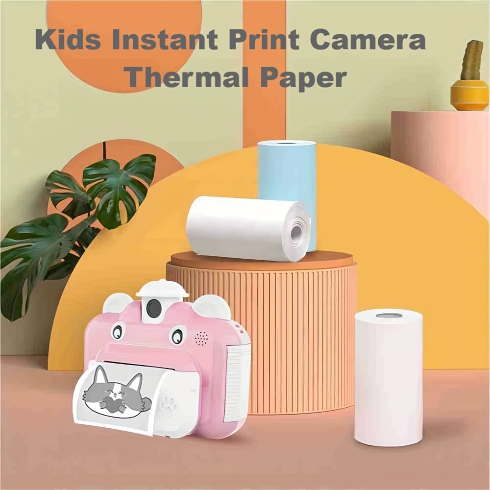 Lot de 9 rouleaux de papier d'impression instantané pour appareil photo -  Rouleaux de papier thermique à impression instantanée pour appareil photo  d'enfant : : Fournitures pour le bureau