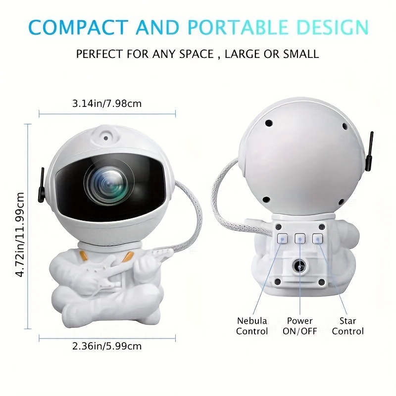 Lampe USB en forme d'astronaute - Totalcadeau