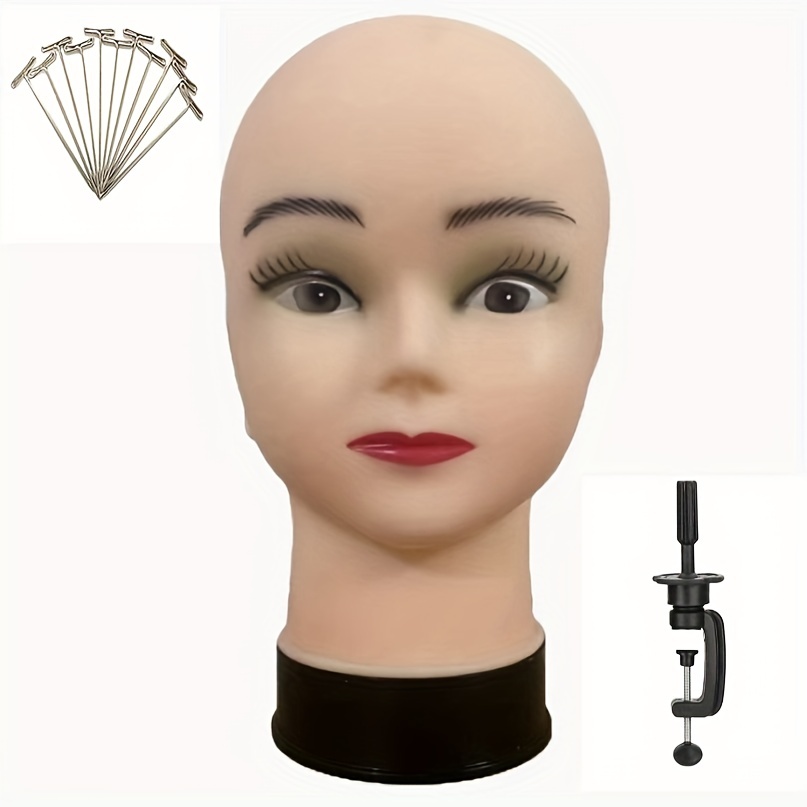 22 Inch Wig Head/Stand Tripod With Head, Canvas, Mannequin Head For Wigs,  Manikin Head Block Set