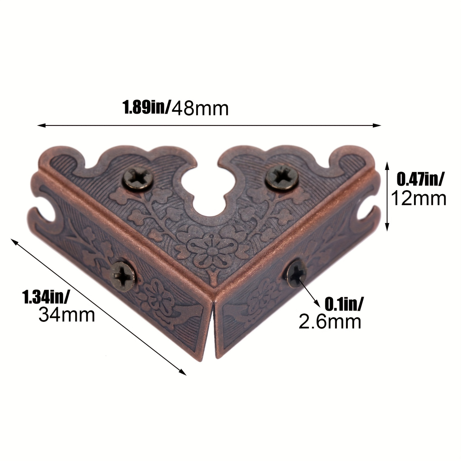 Wooden Triangle Corner Protectors Decorative Brackets For - Temu