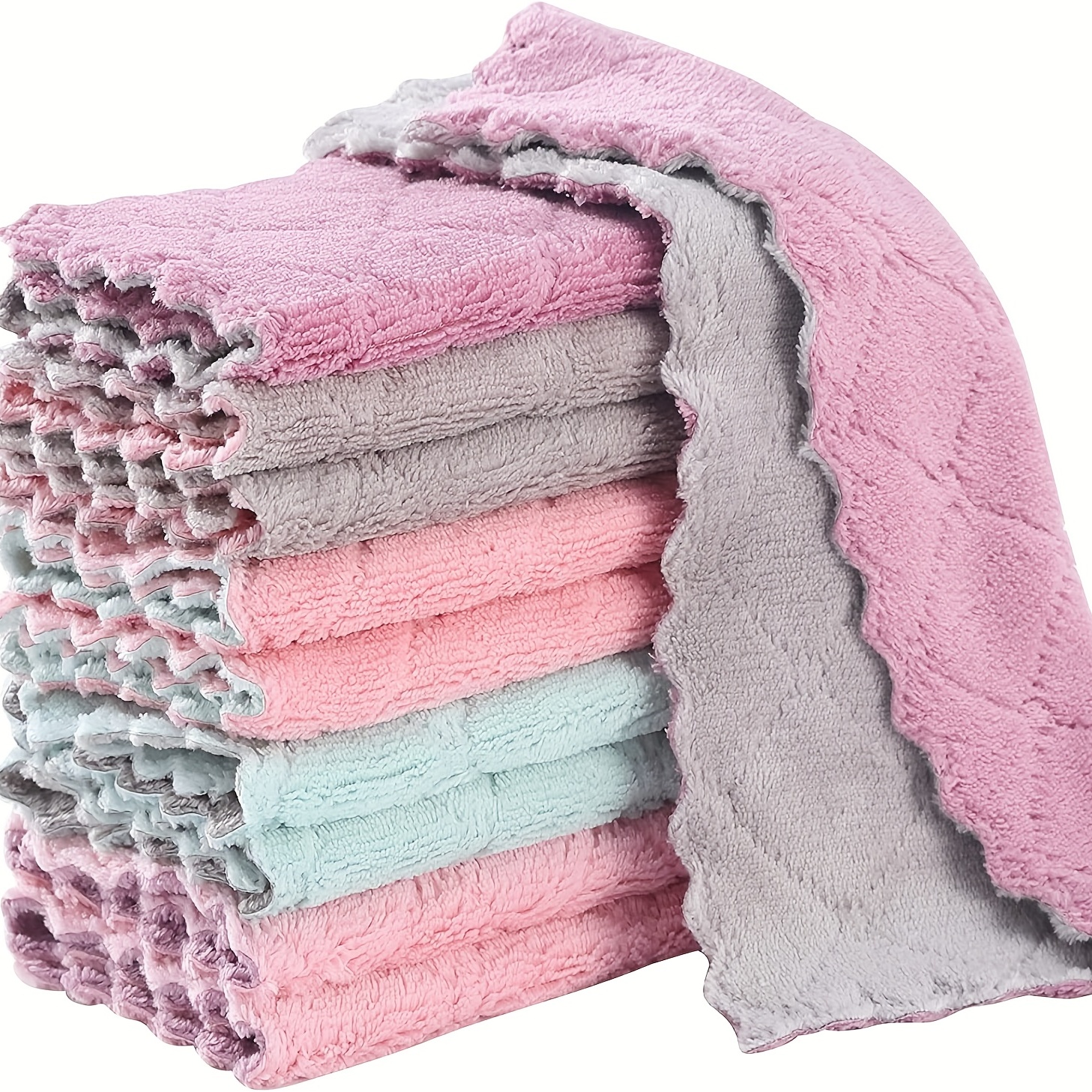 Wedding Kitchen Towels Small Dish Rag Fruit Type Absorbent Repeatable  Dishwasher Cleaning Wipe Hanging Towel Dishcloth Kitchen Bathroom Absorbent  Towel Towel Towel Compression Towels 