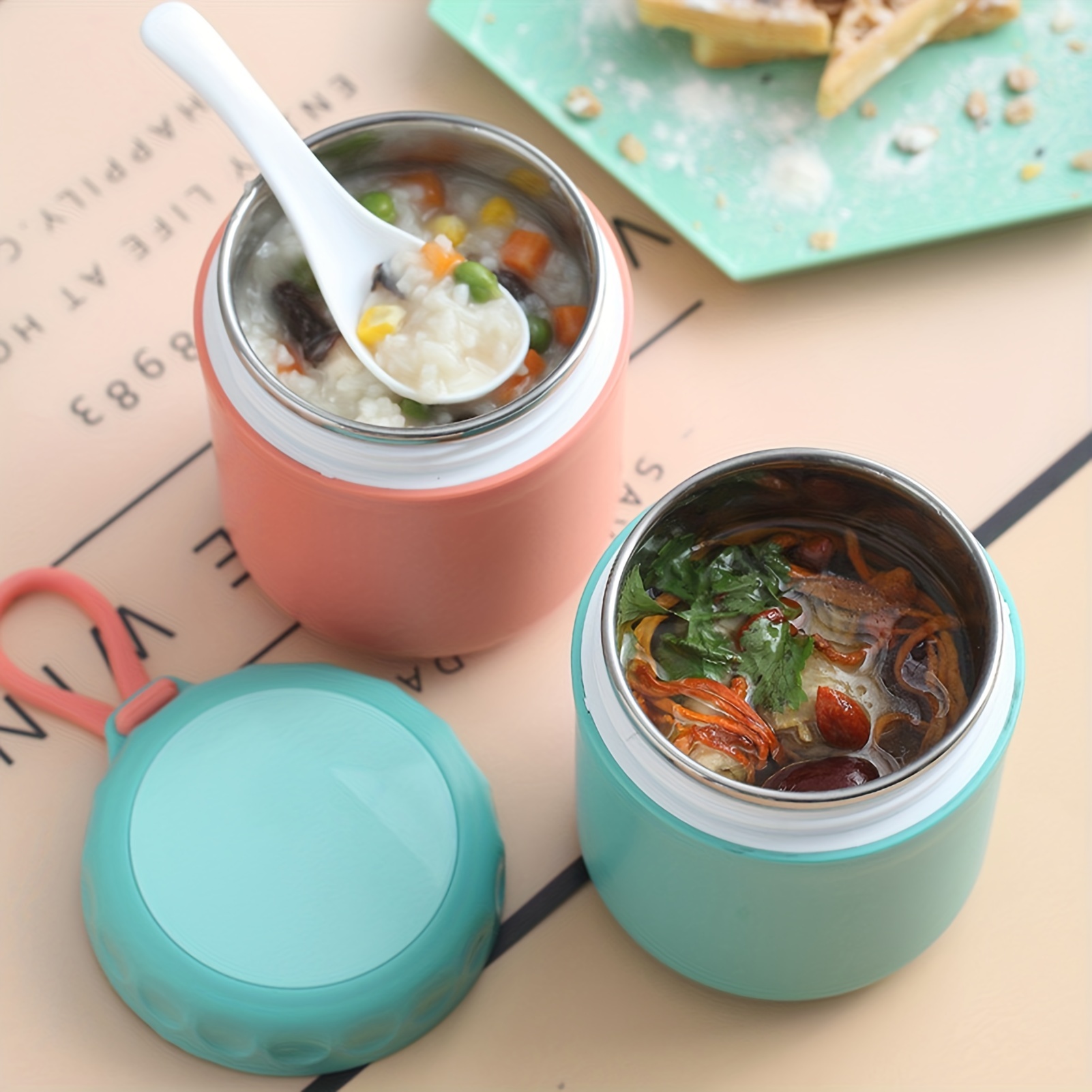 304 Stainless Steel Soup Cups Soup Cans Bento Box Porridge Soup