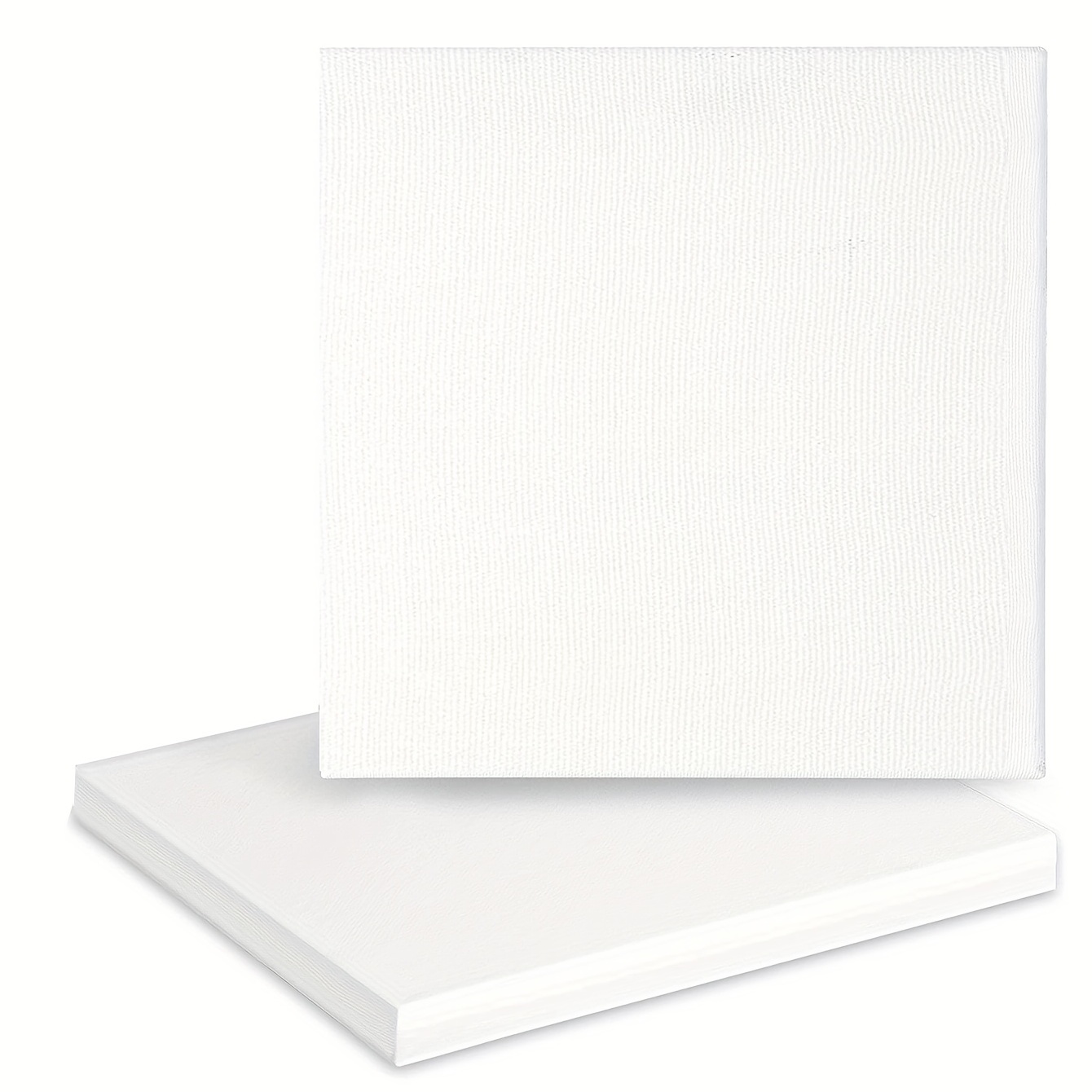 Painting Canvas 6x6 Inches, Pack Of 4 ,100% Cotton Acid Free Canvases For  Painting, White Blank Flat Canvas Boards For Acrylic, Oil, Watercolor & Temp