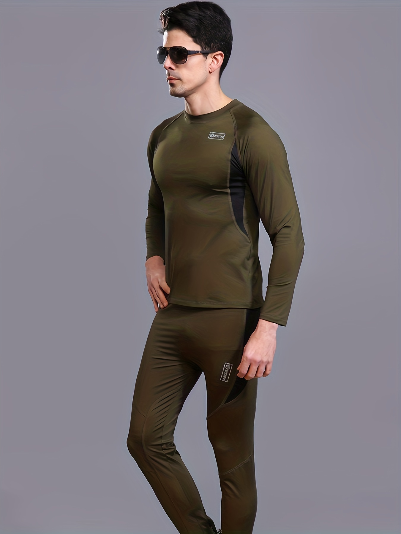 Winter Thermal Underwear Men Underwear Sets Compression Fleece