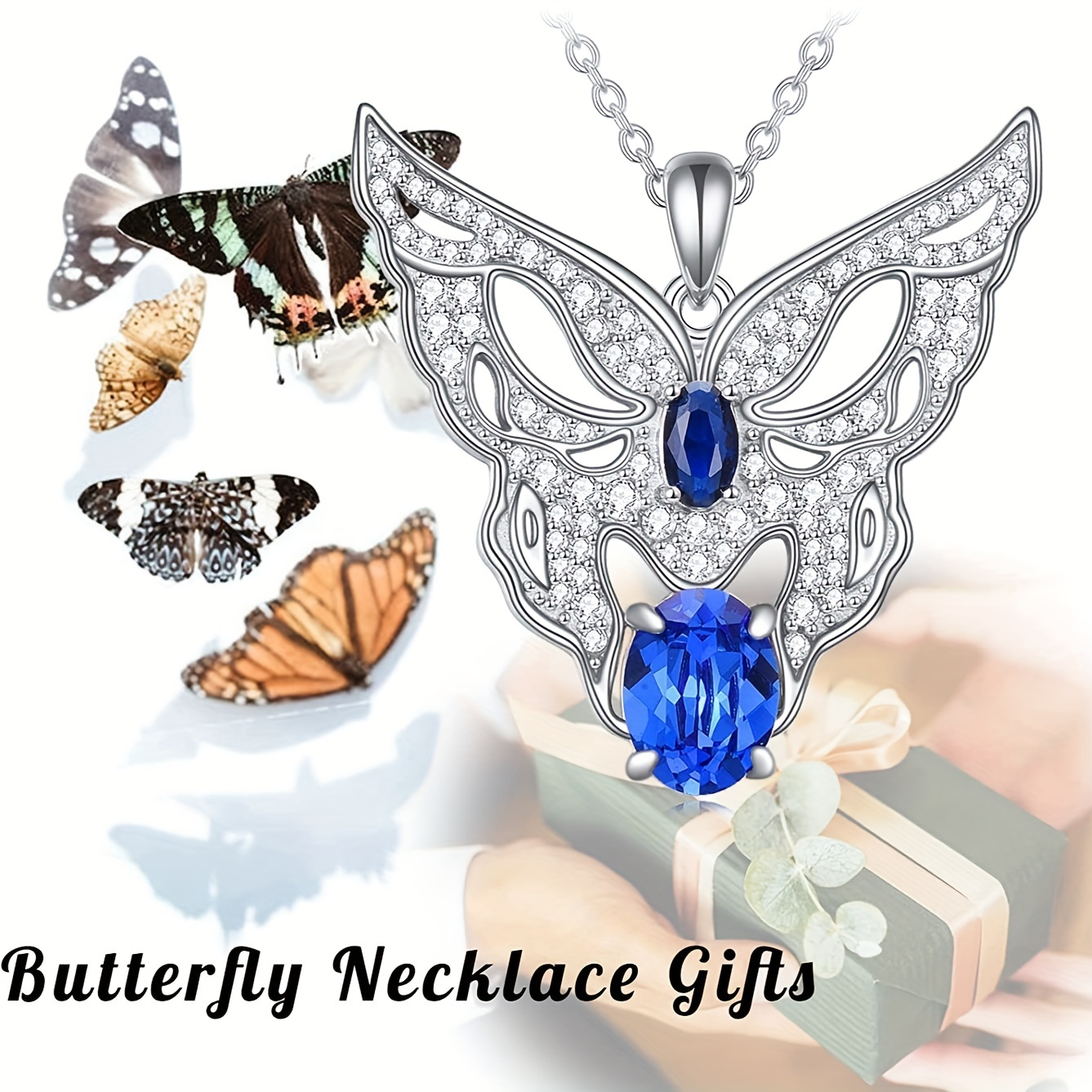 Mens butterfly deals necklace