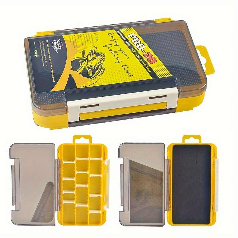 Thickened Double sided Fishing Lure Storage Box Portable - Temu
