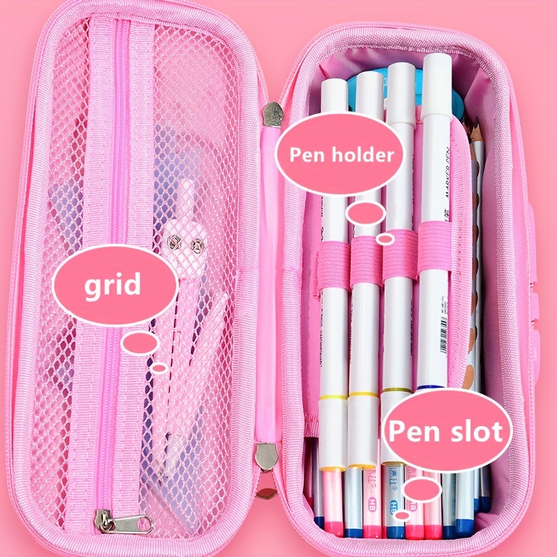 3D pencil case Cute stationery box EVA pencil box Cartoon animal pen case  Girls pencil case Children School supplies storage box