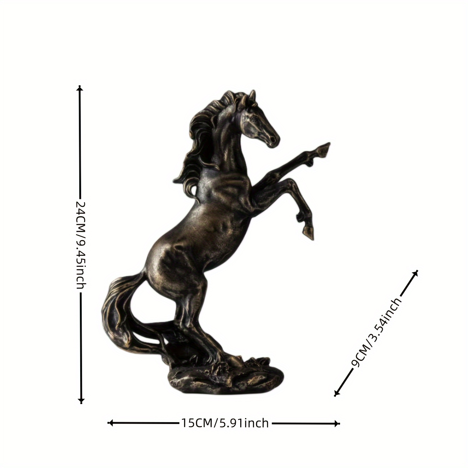 Horse Sculpture Statue Classic Creative Sculpture Horse - Temu