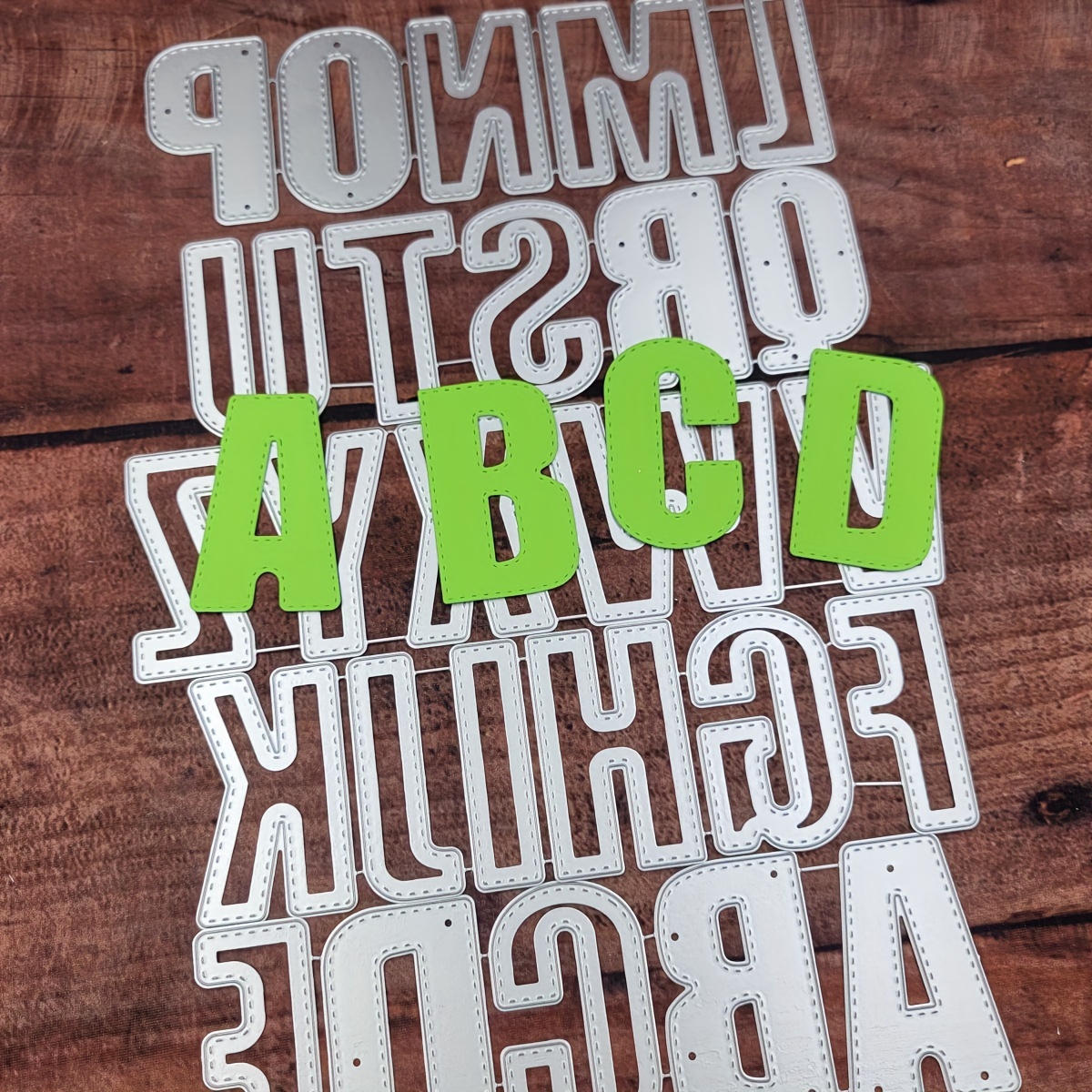 High Large Alphabets Numbers Metal Cutting Dies Scrapbooking Temu