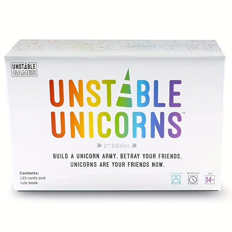  Unstable Games - Unicornios inestables para niños Edición Juego  Base - ¡Un juego de cartas estratégico para niños! : Juguetes y Juegos