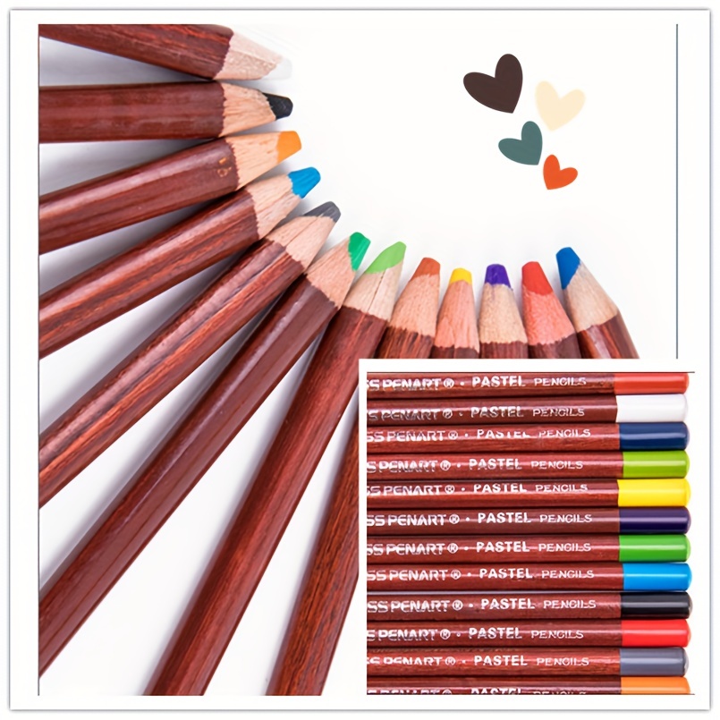 Seami Art 12 Colors Professional Soft Pastel Pencils For Studnets Artists  Painting Art Suppliers Stationery