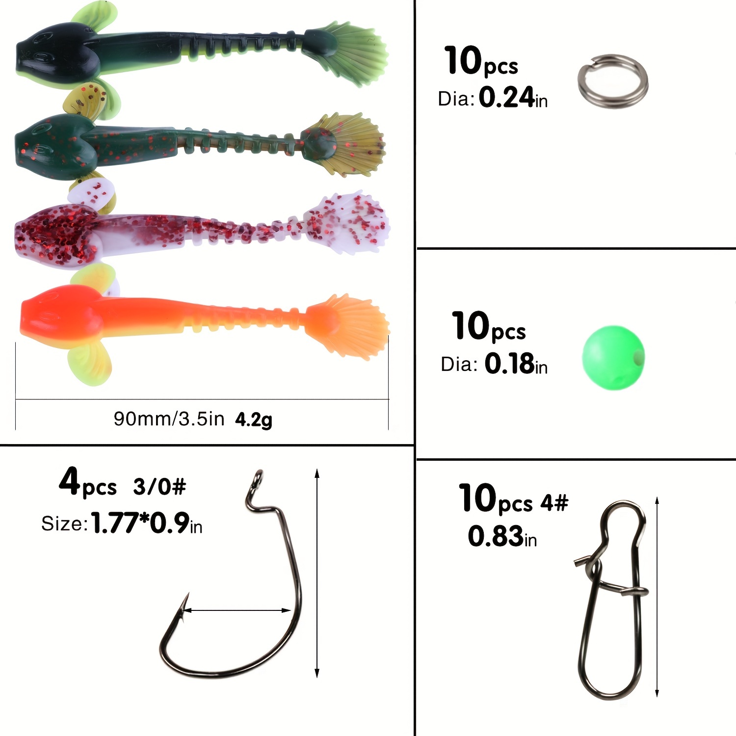 Fishing Rod Reel Lure Hook Connector Combos Casting Fishing - Temu Canada