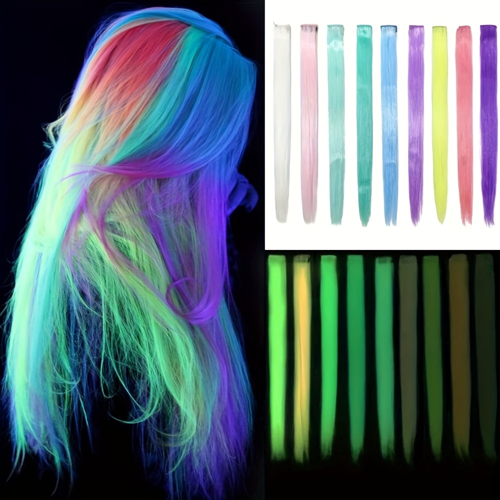  Acooe LED Light Up Hair Clips - 30 Pack Glow in the Dark Party  Supplies Bar Dancing Hairpin Hair Accessories Women Girls Braid Extension  Clips for Festival Halloween Christmas Birthday 