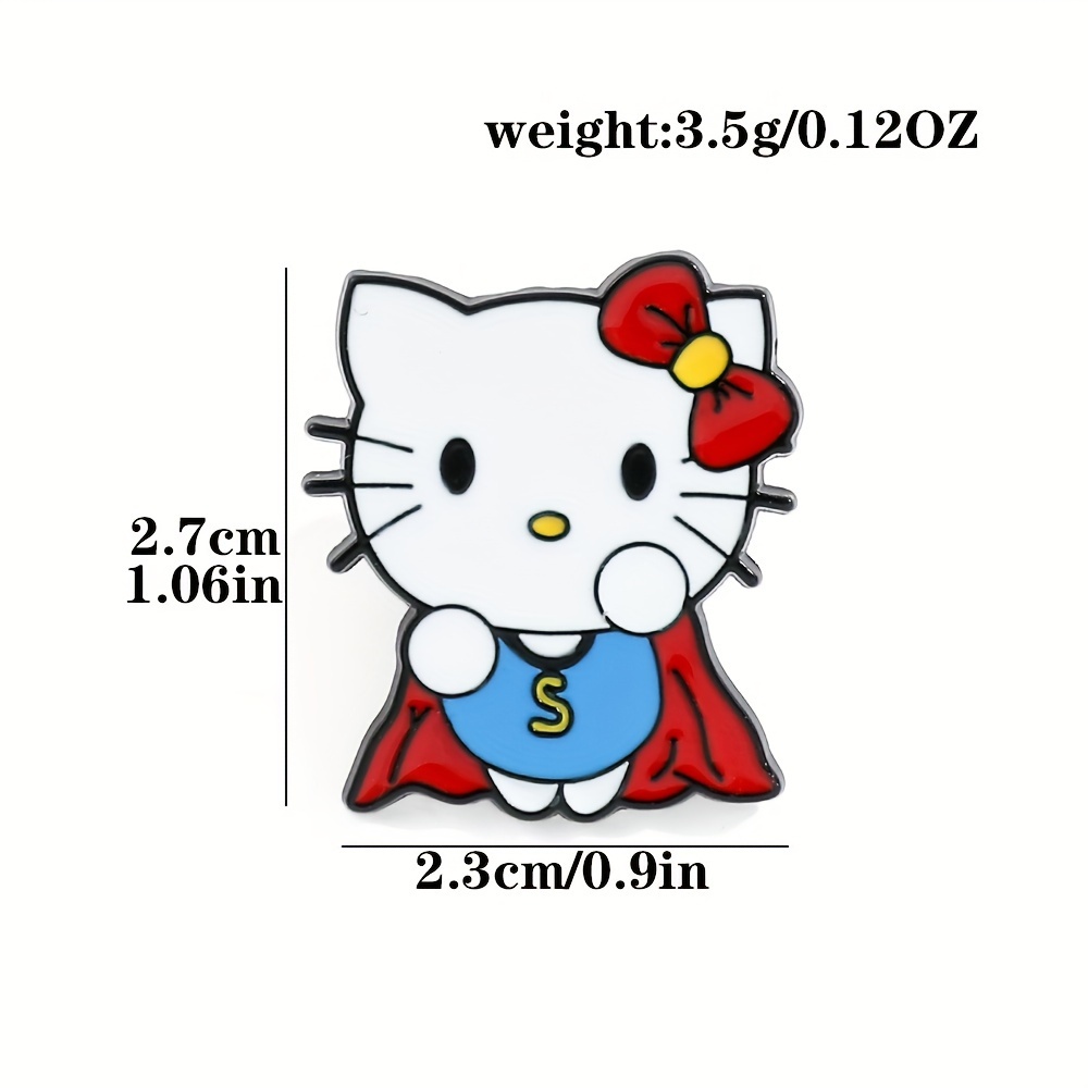 Sanrio Halloween Hello Kitty Kuromi Funny and Shabby Lapel Pins for  Backpacks Brooches for Women Enamel Pin Gift Fashion Jewelry