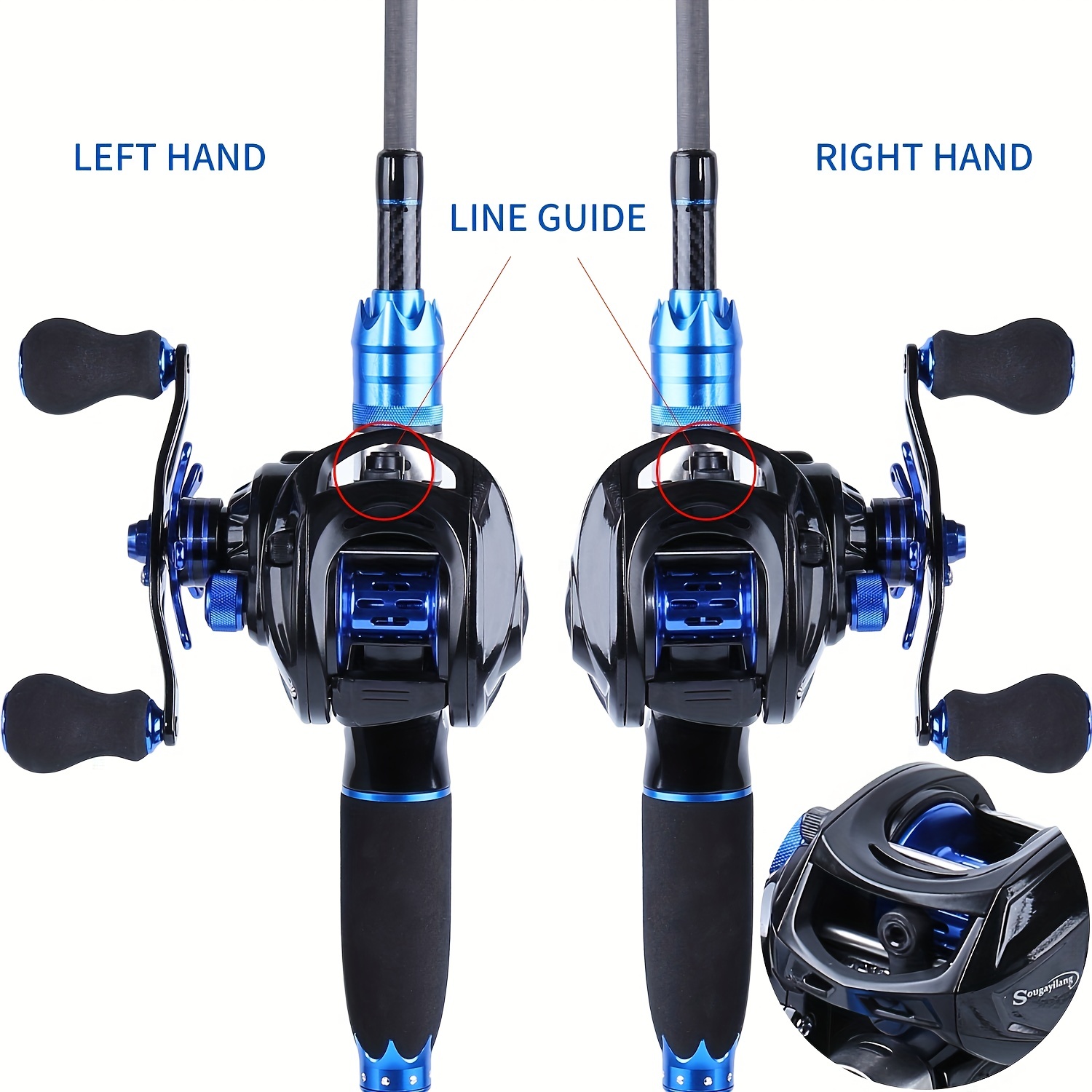  Fishing Rod & Reel Combos - Left-Handed / Fishing Rod