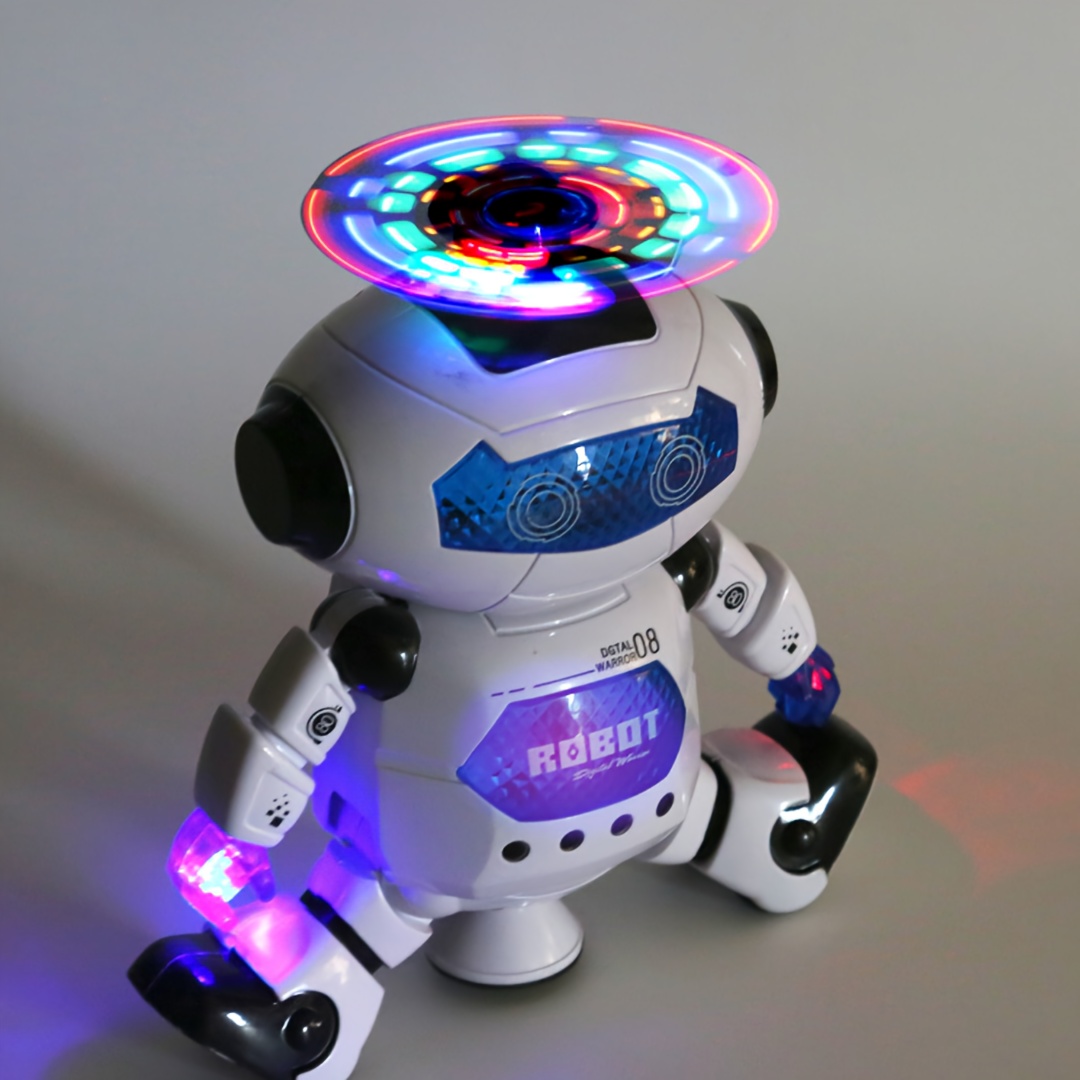 Elektrisches Roboterspielzeug, Geschenk, Niedliches LED-Licht,  Musikalisches Tanzendes Roboterspielzeug, - Temu Austria