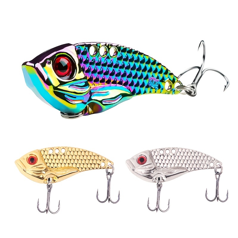 Metal Vib Bionic Fishing Lures Artificial Spinner Baits With - Temu Mexico
