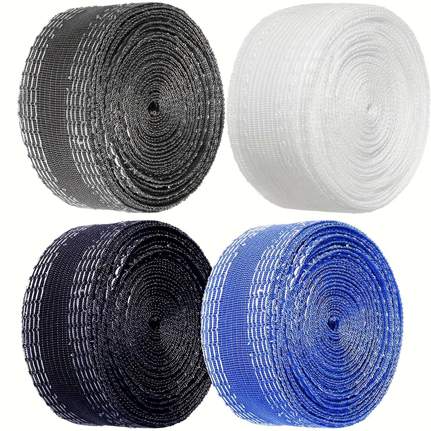 1pc 3.28ft Adhesive Trouser Patch, Fringe Decorative Edge For Jeans,  Iron-On Rolled Hem Tape, Hemming Tape For Pants, Diy Sewing Material