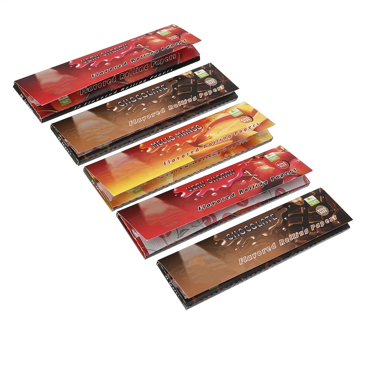 2/5booklets/ Rolling Paper Mixed Fruit Flavors Cigarette - Temu