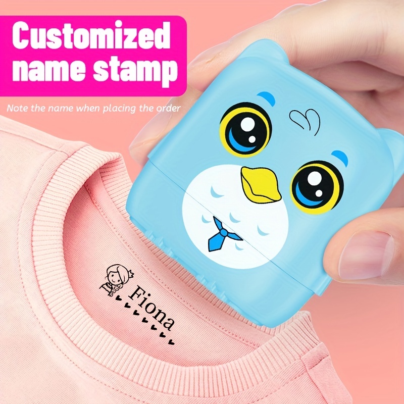 Name Stamp For Clothing Custom Name Stamp Personalized Diy - Temu
