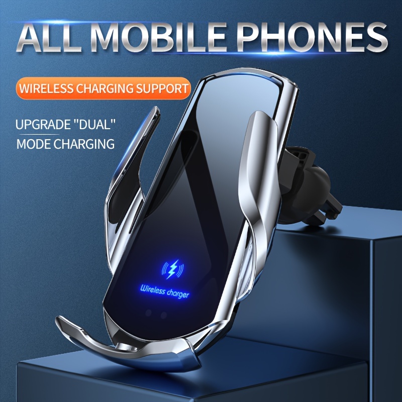 

Car Wireless Charger Phone Holder For Samsung For Xiaomi Infrared Induction Fast Charging