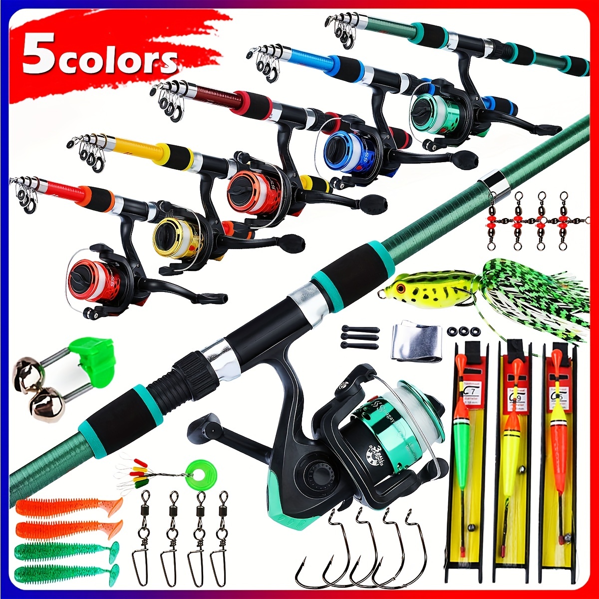5+1BB Fishing Baitcasting Reels Saltwater Reels Left Right 7.1:1 Pike Bass  Perch
