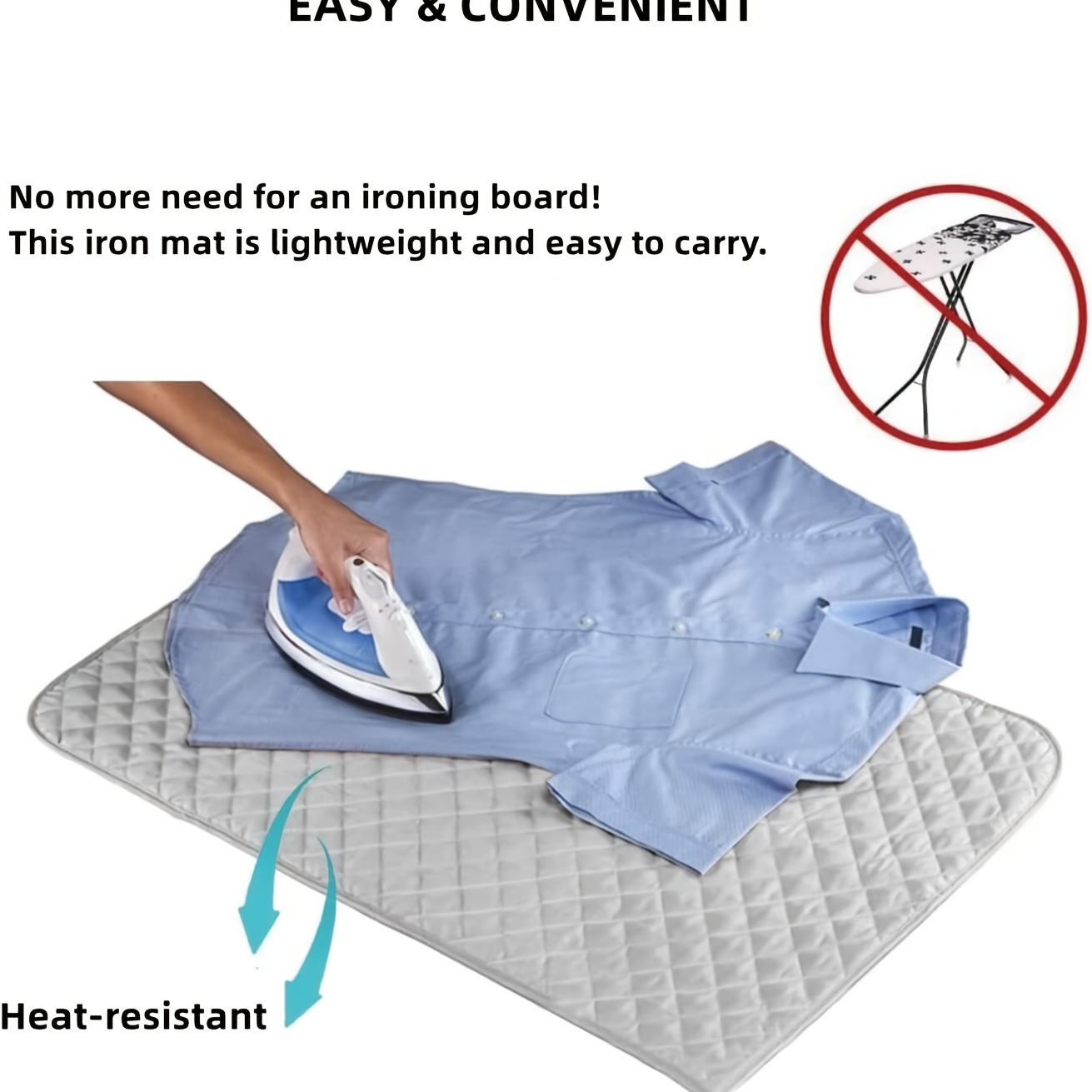 Ironing Mat travel Ironing Blanket Ironing Pad Compact - Temu