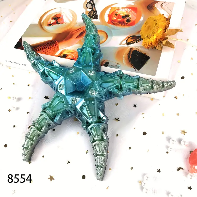 Diy Punk Starfish Silicone Resin Molds Marine Style Sea - Temu