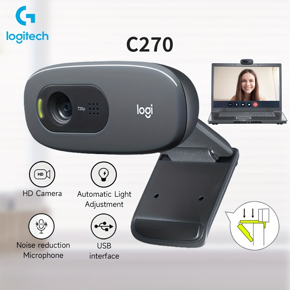 Camera Logitech C270 HD