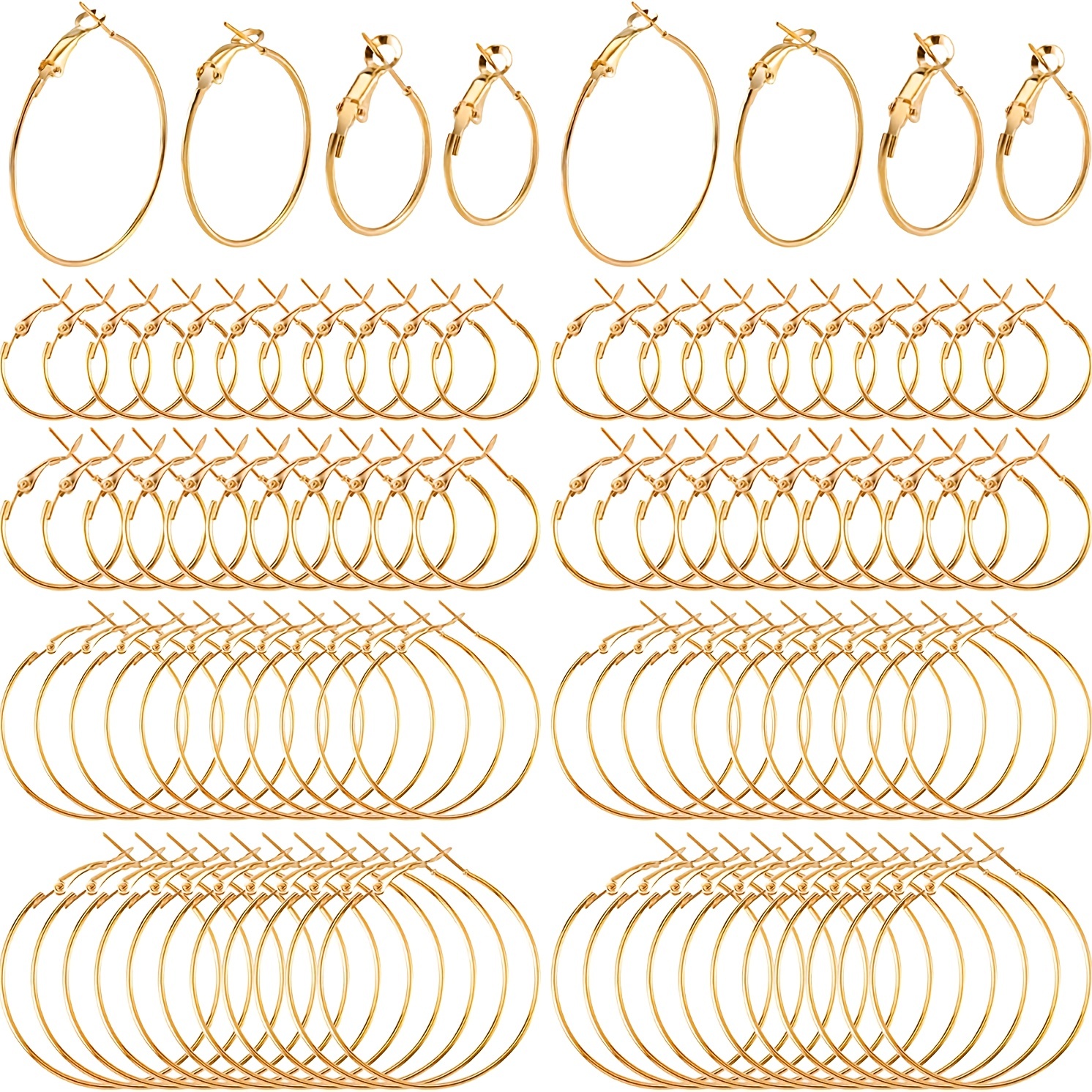 15pcs Bamboo Embroidery Hoops Set, 12 Inch Embroidery Hoop